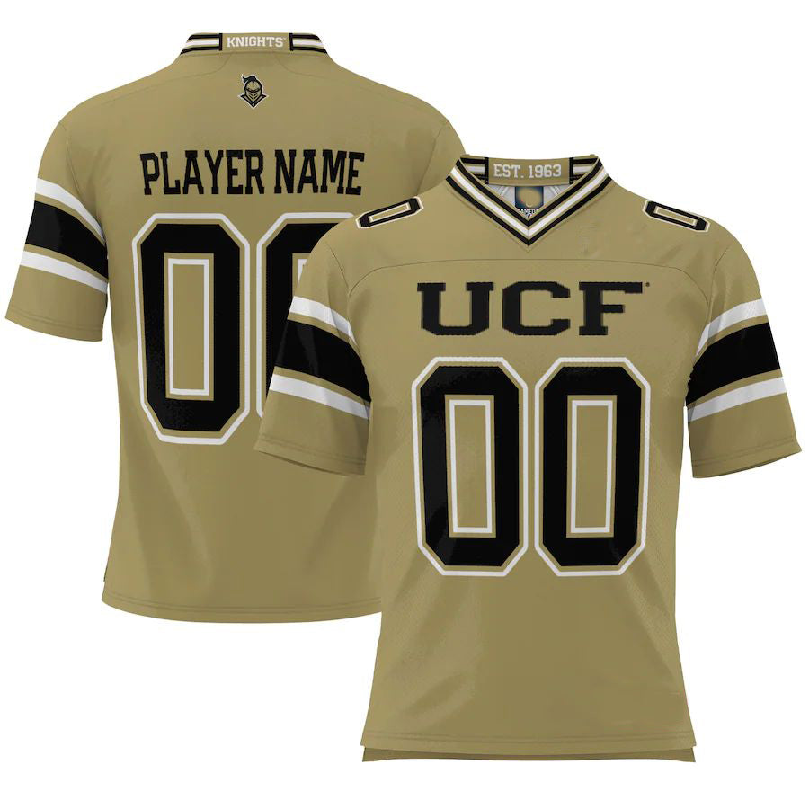 Custom gold football jersey | GameDay Jerseys