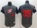 Custom Fan-Made USA Eric Hosmer Style #35 Grey 2017 Baseball Jersey