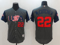 Custom Fan-Made USA Andrew McCutchen Style #22 Grey 2017 Baseball Jersey