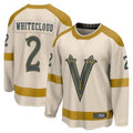 V.Golden Knights #2 Zach Whitecloud Player Fanatics Breakaway Cream Hockey Jerseys