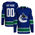 Custom Blue VAN Hockey Shirt Top