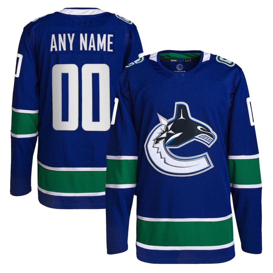 Custom Blue VAN Hockey Shirt Top