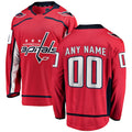 Custom Red WSH Hockey Shirt Top