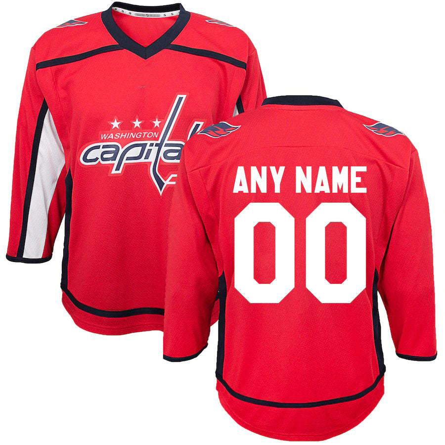 Custom Red WSH Hockey Shirt Top
