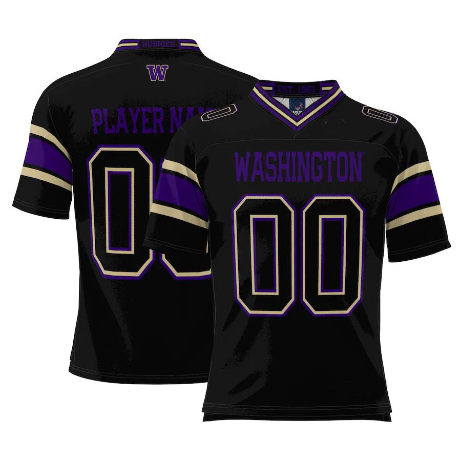 Custom black football jersey | GameDay Jerseys