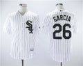 Custom Fan-Made Avisail Garcia Chicago White Sox #26 White Baseball Jersey