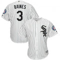 Custom Fan-Made Harold Baines Induction Chicago White Sox #3 White 2019 Baseball Jersey