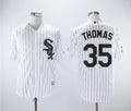 Custom Fan-Made Frank Thomas Chicago White Sox #35 White 2005 Baseball Jersey