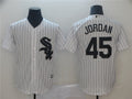 Custom Fan-Made Michael Jordan Chicago White Sox #45 White Baseball Jersey