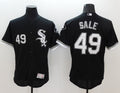 Custom Fan-Made Chris Sale Chicago White Sox #49 Black Baseball Jersey