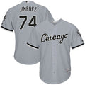 Custom Fan-Made Eloy Jimenez Chicago White Sox #74 Grey Baseball Jersey