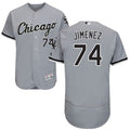 Custom Fan-Made Eloy Jimenez Chicago White Sox #74 Grey Baseball Jersey