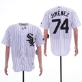 Custom Fan-Made Eloy Jimenez Chicago White Sox #74 White Baseball Jersey