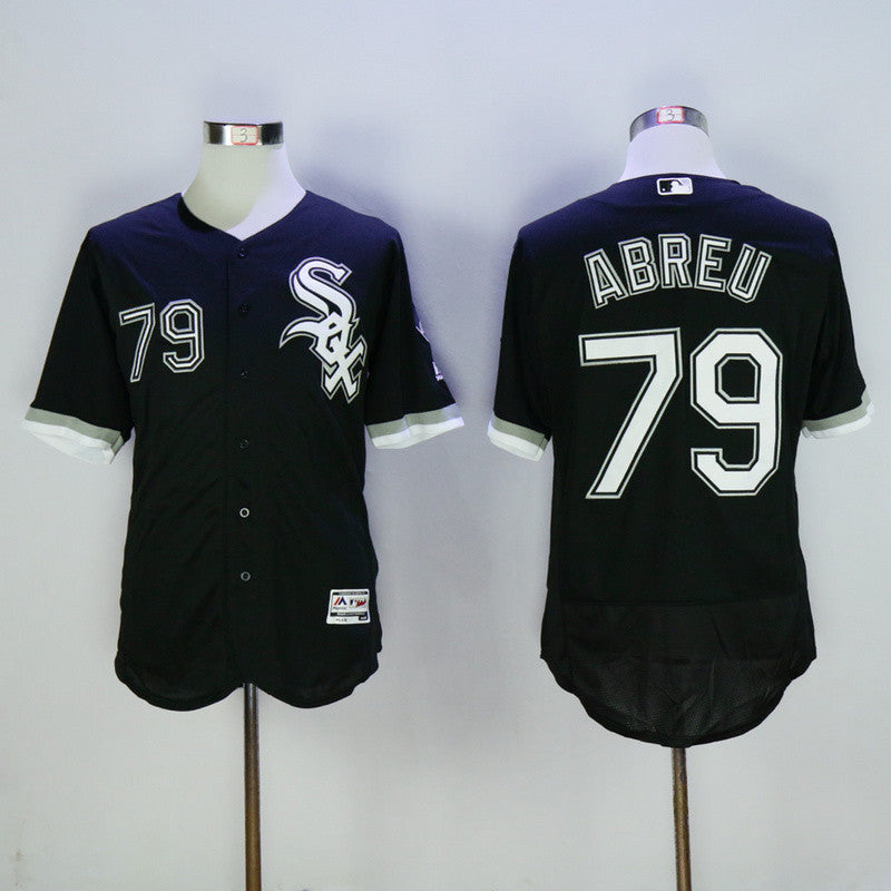 Custom Fan-Made Jose Abreu Chicago White Sox #79 Black Baseball Jersey