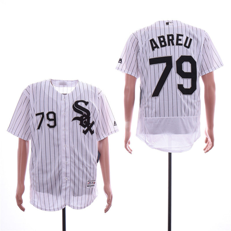 Custom Fan-Made Jose Abreu Chicago White Sox #79 White Baseball Jersey