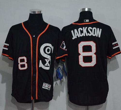 Custom Fan-Made Bo Jackson Chicago White Sox #8 Black Baseball Jersey