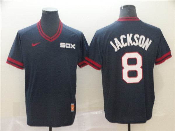 Custom Fan-Made Bo Jackson Chicago White Sox #8 White Throwback Baseball Jersey