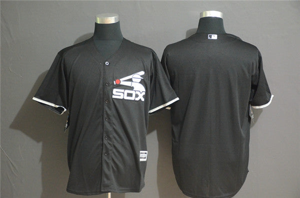 Custom Fan-Made Black Chicago White Sox Baseball Jersey Chicago White Sox Black Baseball Jersey