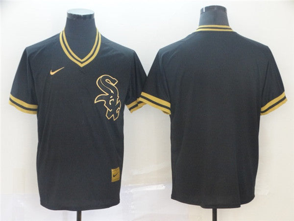 Custom Fan-Made Black Chicago White Sox Baseball Jersey Chicago White Sox Black Baseball Jersey