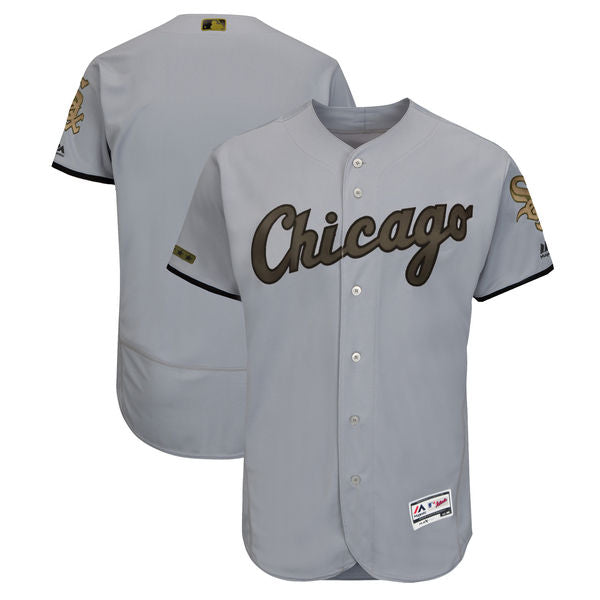 Custom Fan-Made Gray 2018 Chicago White Sox Baseball Jersey Chicago White Sox Grey 2018 Baseball Jersey