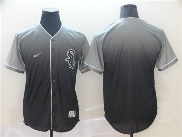Custom Fan-Made Gray Chicago White Sox Baseball Jersey Chicago White Sox Grey Baseball Jersey