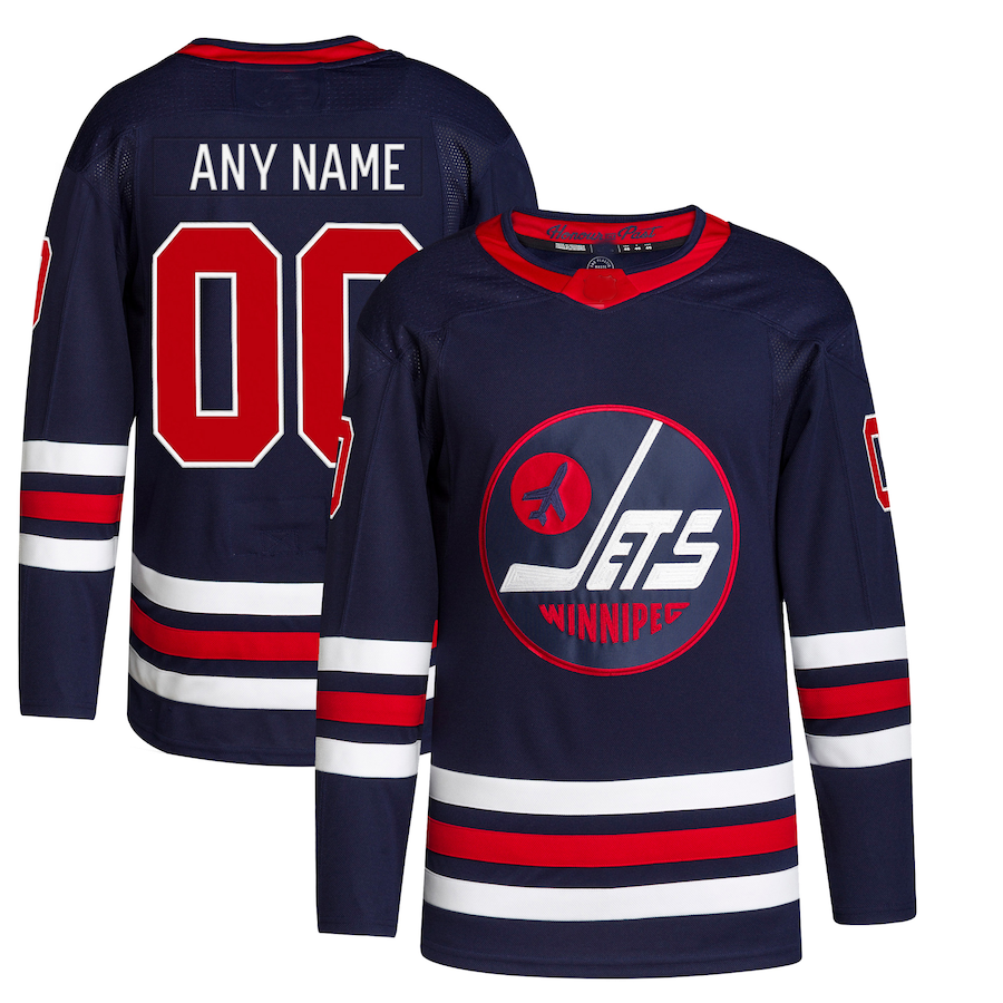 Custom navy hockey jersey #22 | GameDay Jerseys