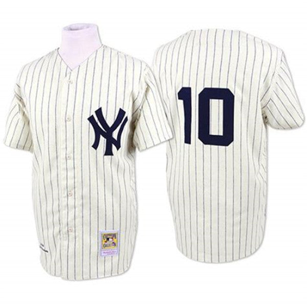 Custom Fan-Made Phil Rizzuto New York Yankees #10 Baseball Jersey