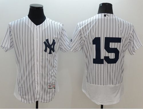 Custom Fan-Made Thurman Munson New York Yankees #15 White Baseball Jersey