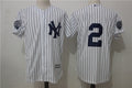Custom Fan-Made Derek Jeter Retirement New York Yankees #2 White Baseball Jersey