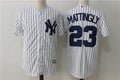 Custom Fan-Made Don Mattingly New York Yankees #23 White Baseball Jersey