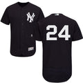 Custom Fan-Made Gary Sanchez New York Yankees #24 Blue Baseball Jersey