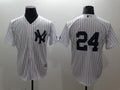Custom Fan-Made Gary Sanchez New York Yankees #24 White Baseball Jersey