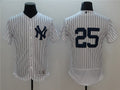 Custom Fan-Made Gleyber Torres New York Yankees #25 White Baseball Jersey