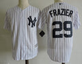 Custom Fan-Made Todd Frazier New York Yankees #29 White Baseball Jersey