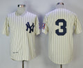 Custom Fan-Made Babe Ruth New York Yankees #3 Baseball Jersey