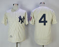 Custom Fan-Made Lou Gehrig New York Yankees #4 1939 Baseball Jersey