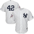 Custom Fan-Made Mariano Rivera New York Yankees #42 White 2019 Baseball Jersey