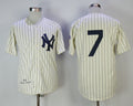 Custom Fan-Made Mickey Mantle New York Yankees #7 1951 Baseball Jersey