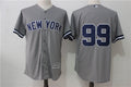Custom Fan-Made Aaron Judge New York Yankees #99 Grey Baseball Jersey