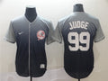 Custom Fan-Made Aaron Judge New York Yankees #99 Grey Baseball Jersey