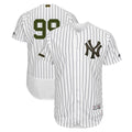 Custom Fan-Made Aaron Judge New York Yankees #99 White 2018 Baseball Jersey
