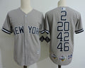 Custom Fan-Made Legendary Numbers Gray New York Yankees Baseball Jersey New York Yankees Grey Baseball Jersey
