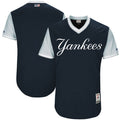 Custom Fan-Made Navy 2017 New York Yankees Baseball Jersey New York Yankees Navy 2017 Baseball Jersey