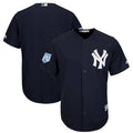 Custom Fan-Made Spring Training Royal 2019 New York Yankees Baseball Jersey New York Yankees 2019 Baseball Jersey