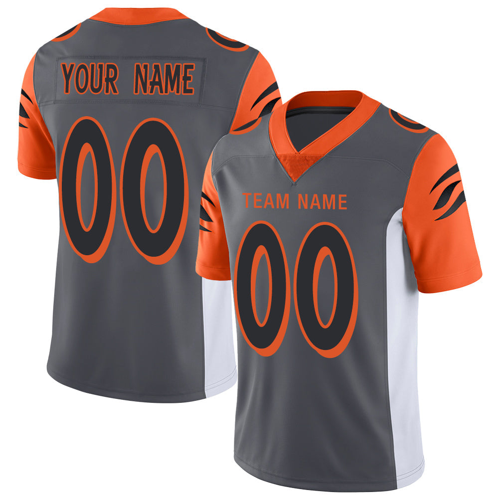 Custom grey football jersey | GameDay Jerseys