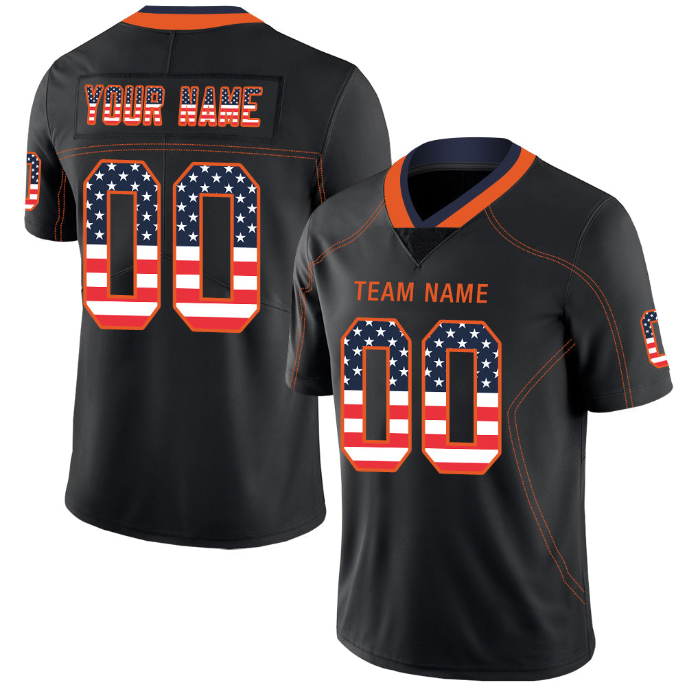 Custom black football jersey | GameDay Jerseys