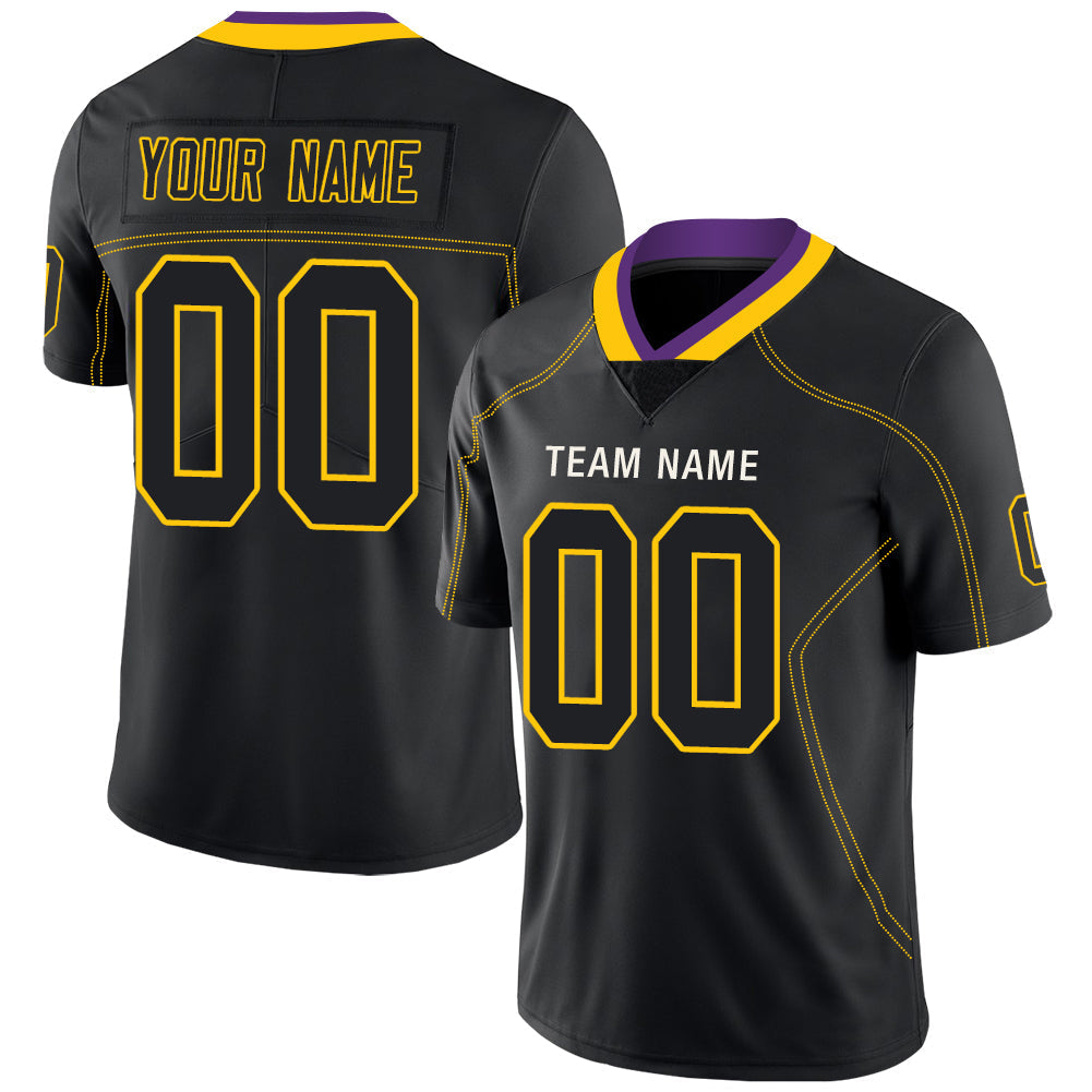 Custom black football jersey | GameDay Jerseys