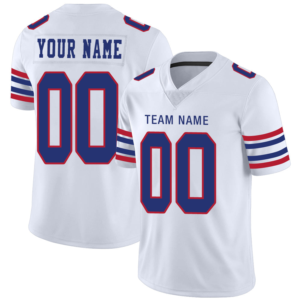 Custom white football jersey | GameDay Jerseys