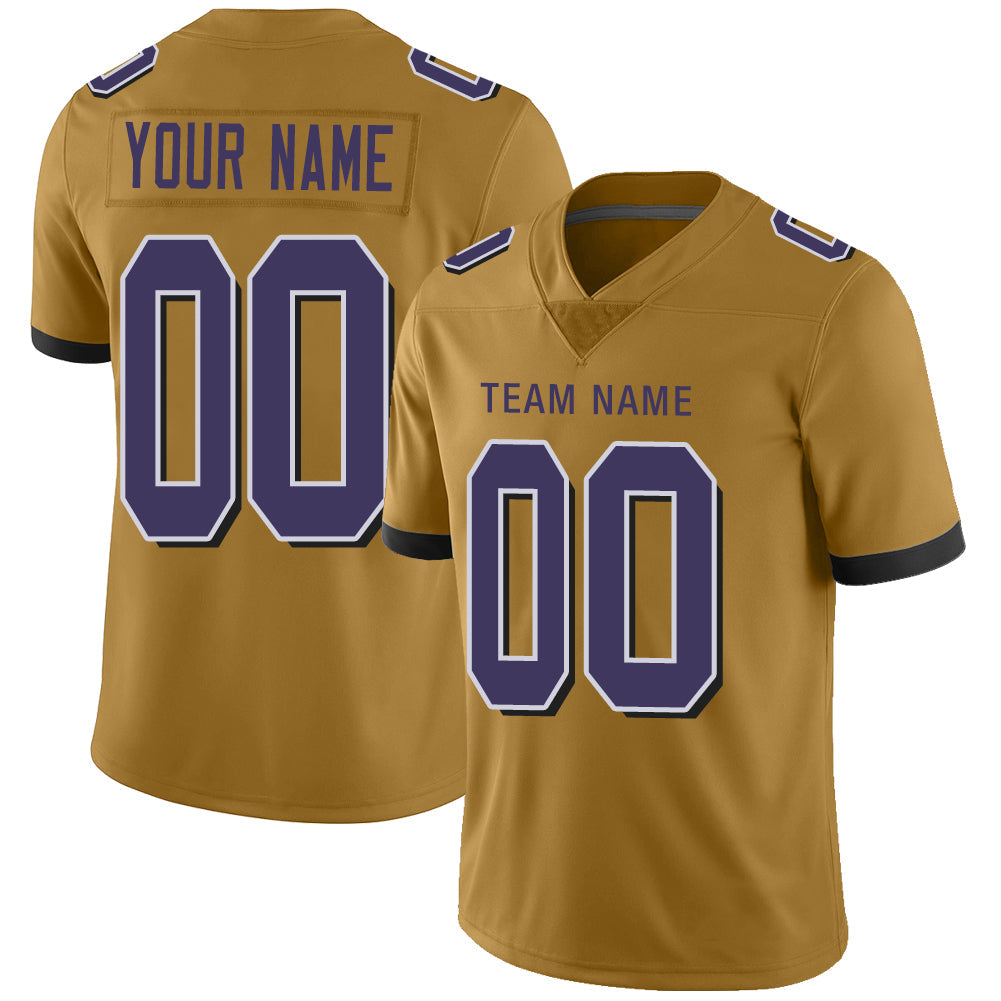 Custom gold football jersey | GameDay Jerseys