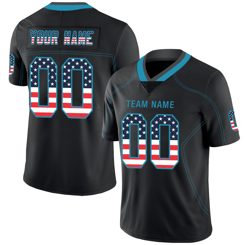 Custom black football jersey | GameDay Jerseys
